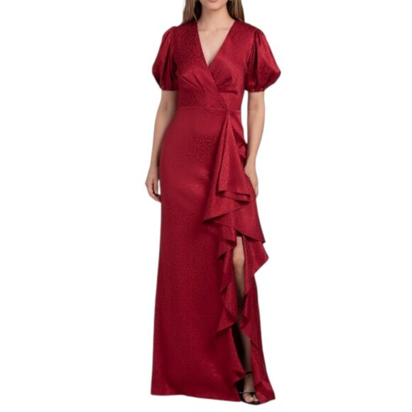 SACHIN + BABI Saoirse Gown Burgundy - Picture 1 of 2